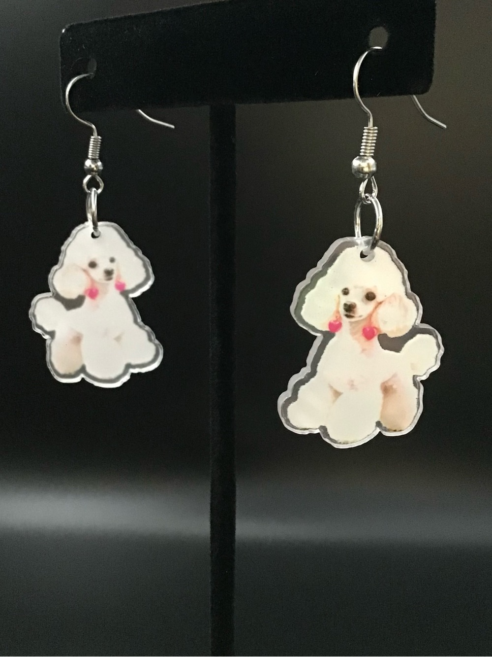 Poodle Earrings